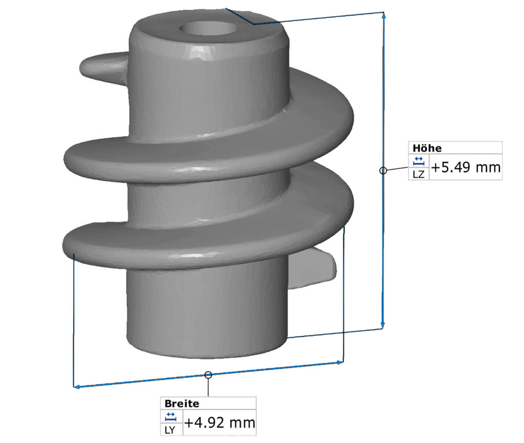 3D Scan Kleinteile - 3D Messtechnikservice für sehr kleine Bauteile